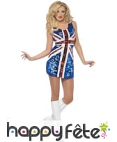 Déguisement sexy robe drapeau anglais, image 4