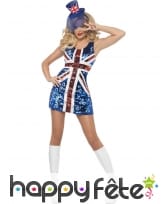 Déguisement sexy robe drapeau anglais, image 5