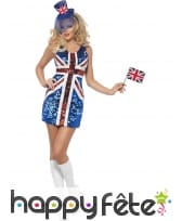 Déguisement sexy robe drapeau anglais, image 6