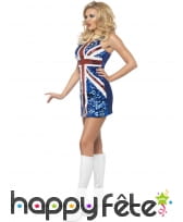 Déguisement sexy robe drapeau anglais, image 8