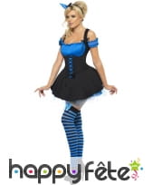 Déguisement sorcière sexy bleu, image 1