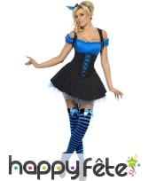 Déguisement sorcière sexy bleu, image 3