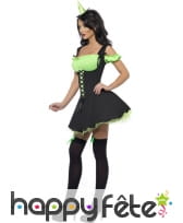 Déguisement sorcière sexy vert, image 1
