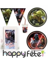 Déco Star Wars pour gouter d'anniversaire