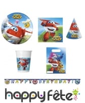 Décoration Super Wings pour table d'anniversaire