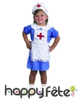 Déguisement tablier d'infirmière pour petite fille