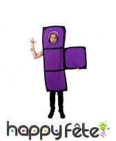 Déguisement Tetris en forme de T, Morphsuit