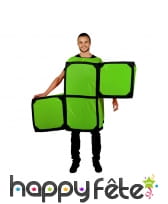 Déguisement Tetris lettre S, Morphsuit