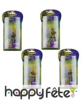 Décorations Tortues Ninja pour gâteau. PVC