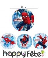 Disque Ultimate Spiderman de 21cm en azyme