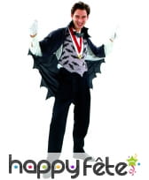 Déguisement vampire chauve souris pour homme