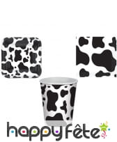 Décorations vachette de table