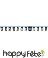 Décos Vintage Dude d'anniversaire, image 9