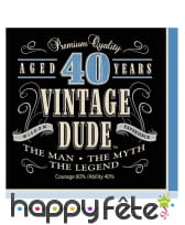 Décos Vintage Dude d'anniversaire, image 10