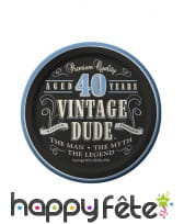 Décos Vintage Dude d'anniversaire, image 11