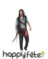 Déguisement vert de pirate matelot pour homme, image 1