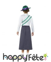 Déguisement victorien de Suffragette pour enfant, image 2