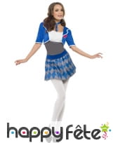 Déguisement vilaine écolière bleu, image 1