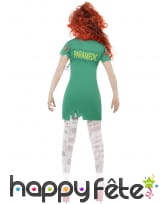Déguisement vert infirmière zombie, image 1