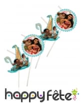 Décoration Vaiana pour table d'anniversaire, image 4