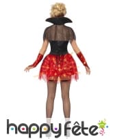 Déguisement vampire rouge brillant, image 2