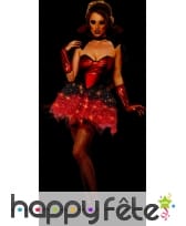 Déguisement vampire rouge brillant, image 3