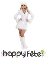 Déguisement white ruissian girl