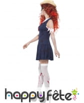 Déguisement zombie étudiante high school, image 2