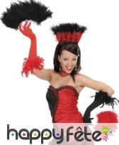 Eventail à plumes de 25cm, image 1