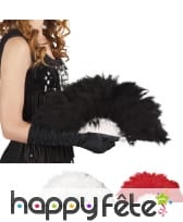 Eventail à plumes de 25cm