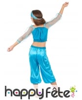 Ensemble bleu de danseuse orientale pour enfant, image 2