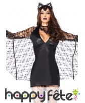 Elégant costume de chauve souris pour femme, image 1