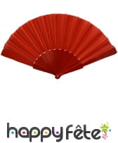 Eventail chinois noir en tissu, image 2