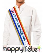 Echarpe d'anniversaire âge personnalisable