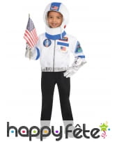 Ensemble d'astronaute USA pour enfant