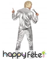 Ensemble de chanteur Disco argenté, image 2