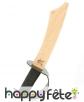 Epée de pirate en bois artisanal, 33cm