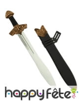 Épée de type viking avec fourreau, 60cm