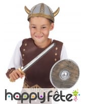 Epée et bouclier de viking pour enfant, image 1