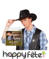 Ecusson et collier de cowboy