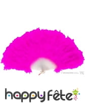 éventail fuschia marabout, image 1