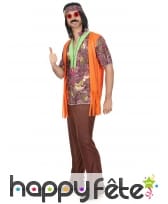 Ensemble hippie pour homme adulte, image 1