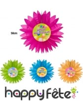 Eventail joyeux anniversaire en papier de 50cm