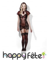 Ensemble lingerie rouge à capuche, conte de fée, image 3