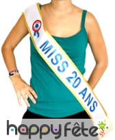 Echarpe Miss anniversaire, image 3