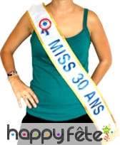 Echarpe Miss anniversaire, image 4