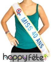 Echarpe Miss anniversaire, image 5