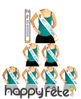 Echarpe Miss anniversaire