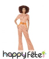 Ensemble motifs années 70 pour femme