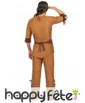 Ensemble marron d'indien avec franges, image 2